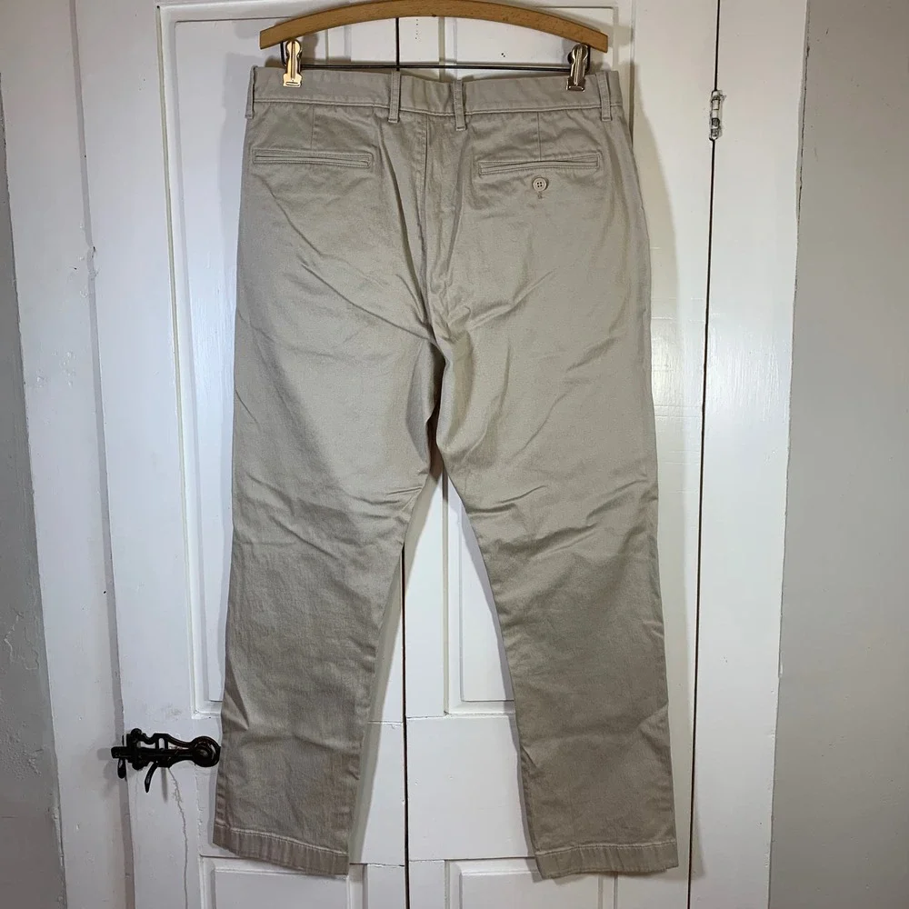 J.Crew Stretch‎ 1040 Khaki Chino Pants Mens Size 32x29 Preppy Church School